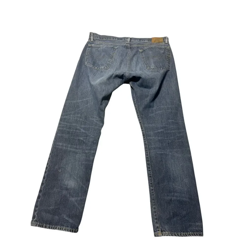 Polo Ralph Lauren Straight Jeans Mens 36x34 Blue Denim The Hampton Relaxed Fit